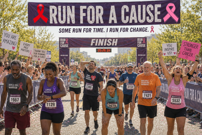 Run for a Cause - Some Run For Time. I Run For Change.