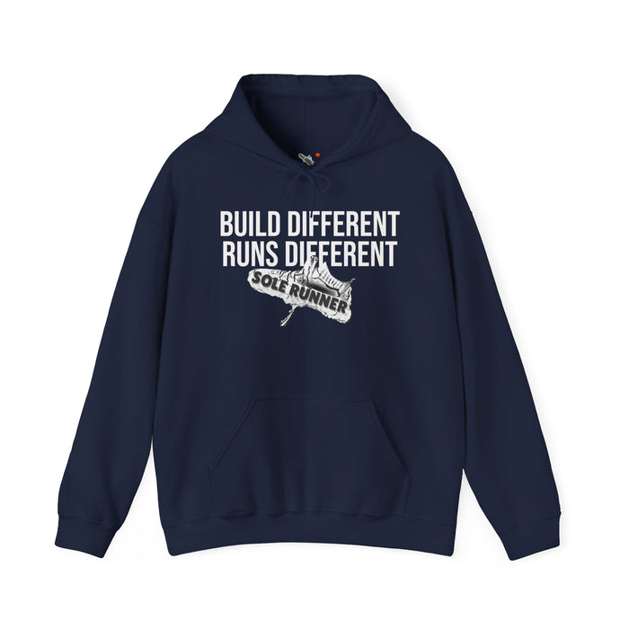 Built Different. Runs Different: Unisex Heavy Blend™ Hooded Sweatshirt