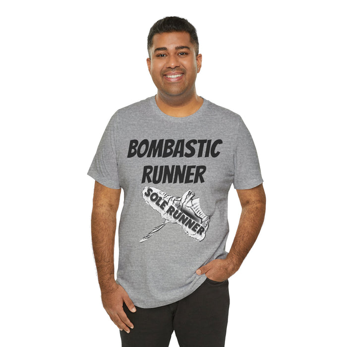 Bombastic Runner: Unisex Jersey Short Sleeve Tee