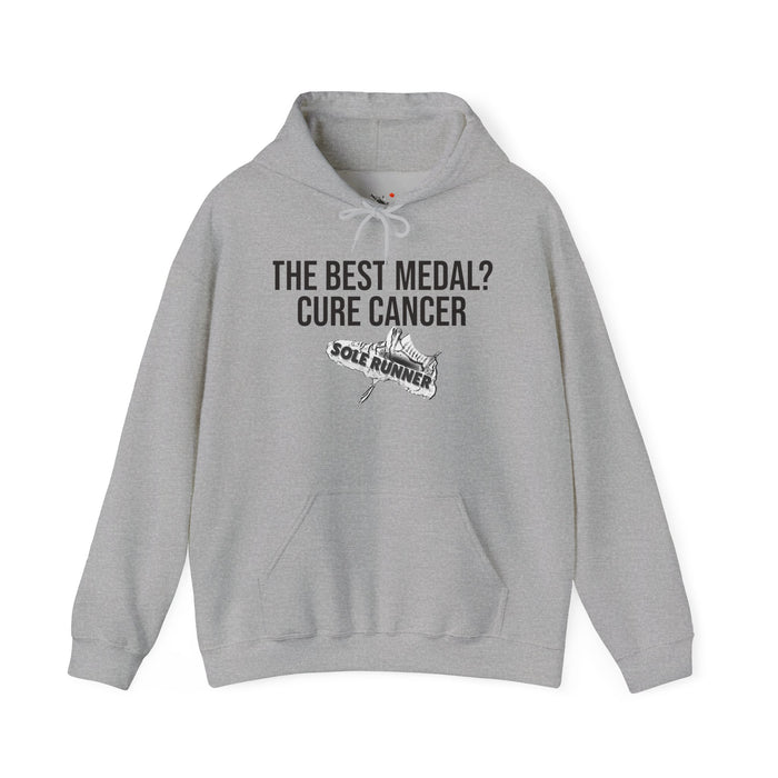 The Best Medal? Cure Cancer: Unisex Heavy Blend™ Hooded Sweatshirt
