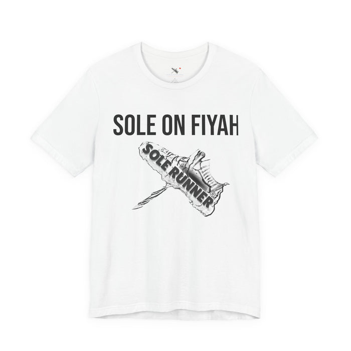 Sole On Fiyah: Unisex Jersey Short Sleeve Tee