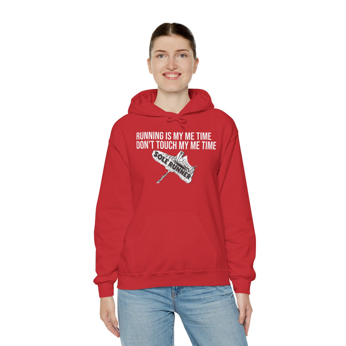 Running Is My Me Time. Don't Touch My Me Time: Unisex Heavy Blend™ Hooded Sweatshirt