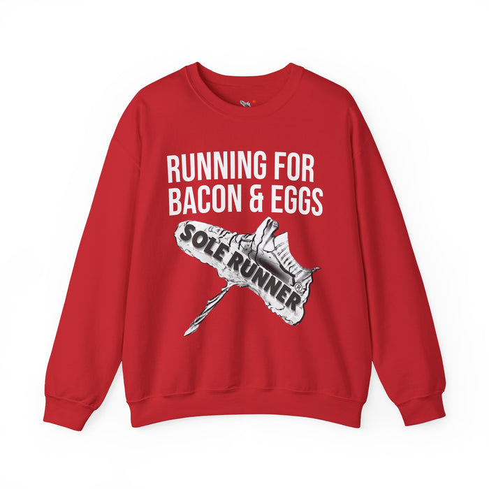 Running For Bacon & Eggs: Unisex Heavy Blend™ Crewneck Sweatshirt