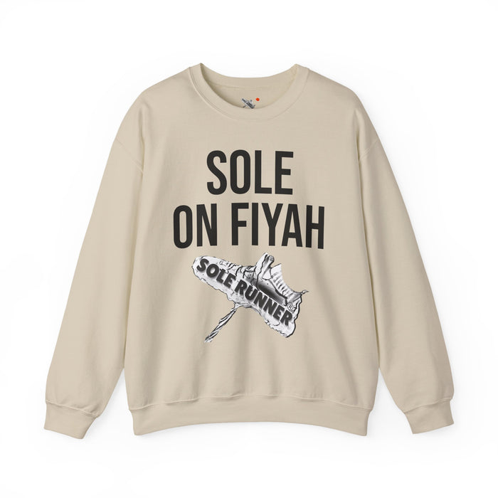 Sole On Fiyah: Unisex Heavy Blend™ Crewneck Sweatshirt