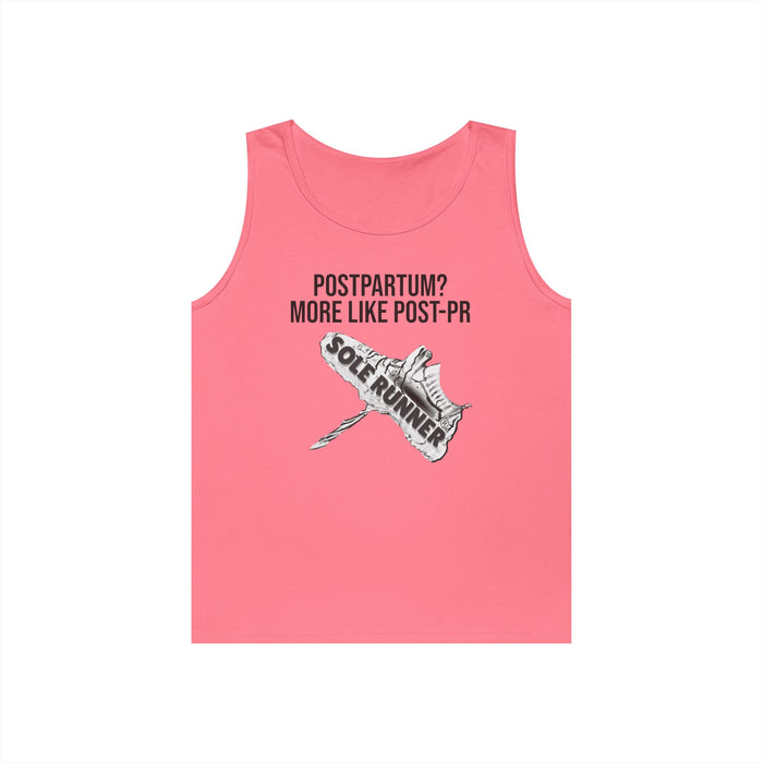 Postpartum? More Like Post-PR: Unisex Heavy Cotton Tank Top