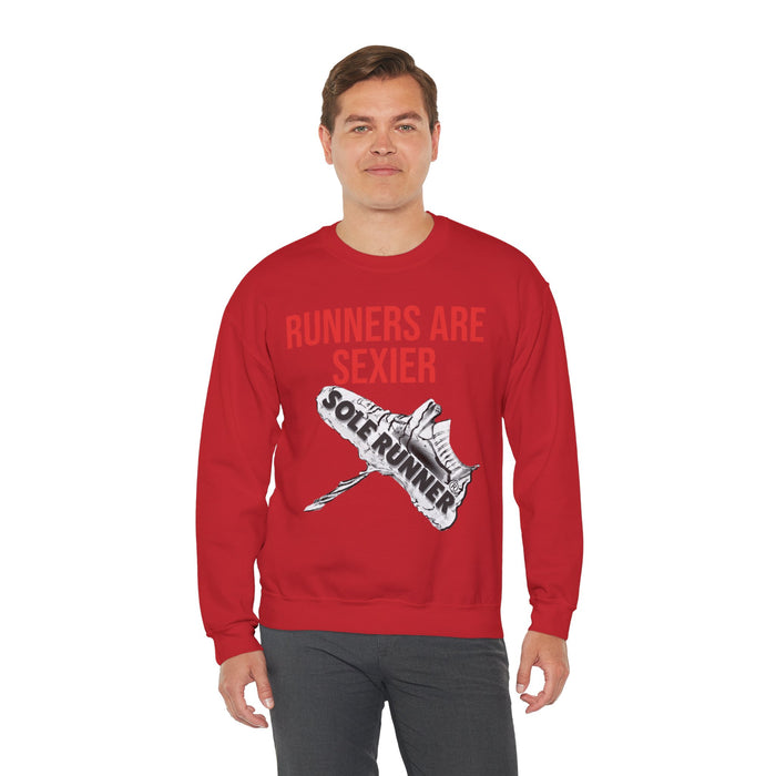 Runners Are Sexier: Unisex Heavy Blend™ Crewneck Sweatshirt