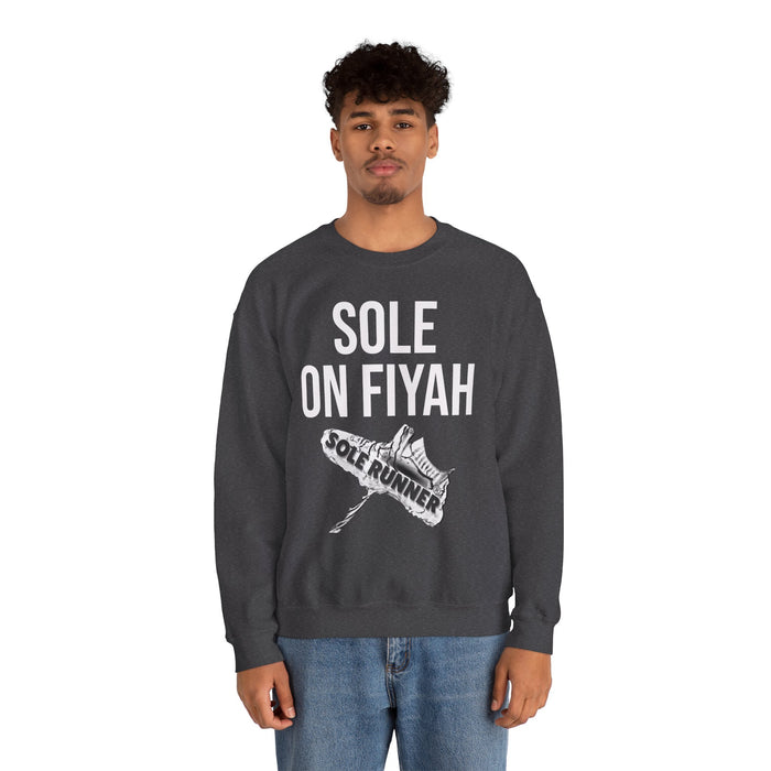Sole On Fiyah: Unisex Heavy Blend™ Crewneck Sweatshirt