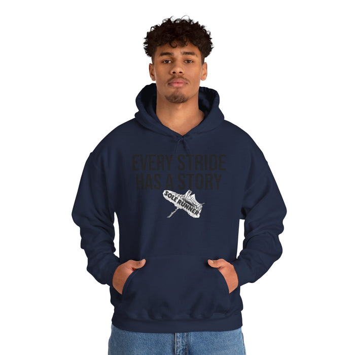 Every Stride Has A Story: Unisex Heavy Blend™ Hooded Sweatshirt