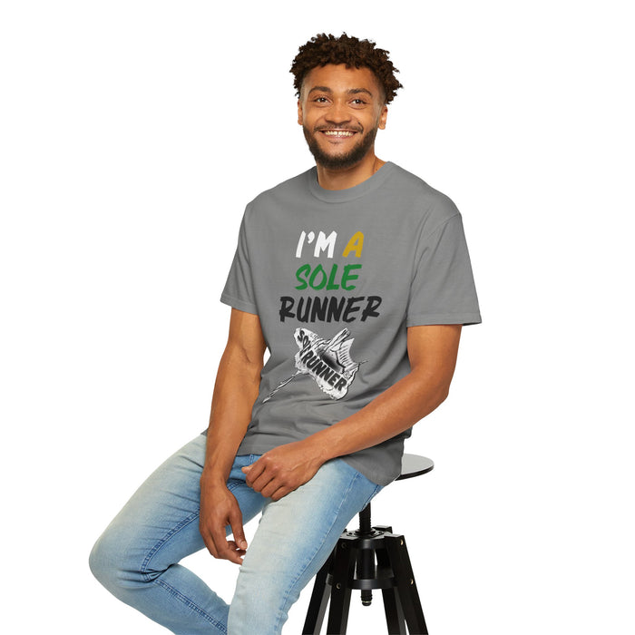 I'm A Sole Runner®-Rasta Colors: Unisex Garment-Dyed T-shirt
