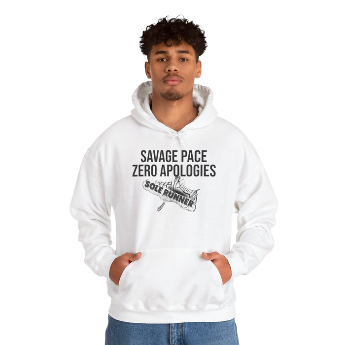 Savage Pace Zero Apologies: Unisex Heavy Blend™ Hooded Sweatshirt