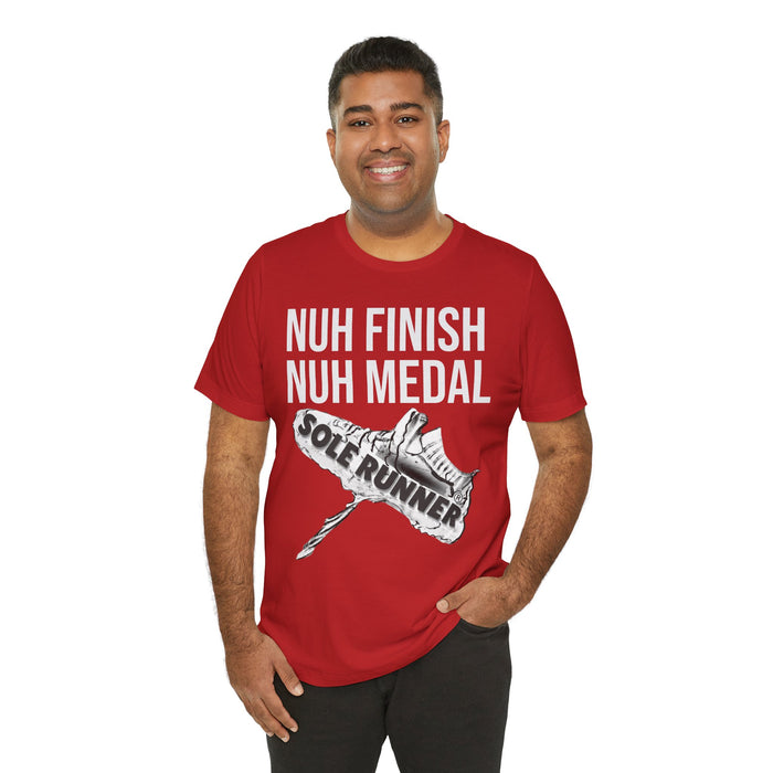 Nuh Finish Nuh Medal: Unisex Jersey Short Sleeve Tee