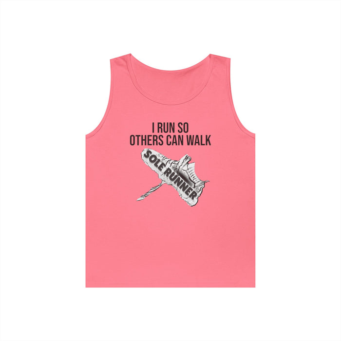 I Run So Others Can Walk: Unisex Heavy Cotton Tank Top