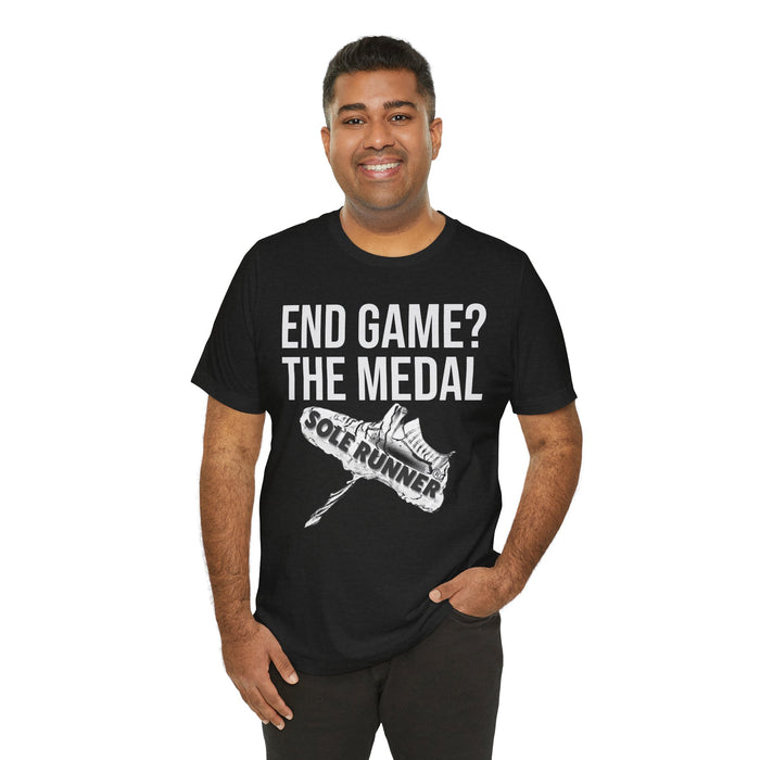 End Game? The Medal: Unisex Jersey Short Sleeve Tee