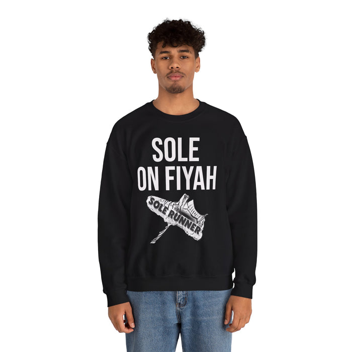Sole On Fiyah: Unisex Heavy Blend™ Crewneck Sweatshirt