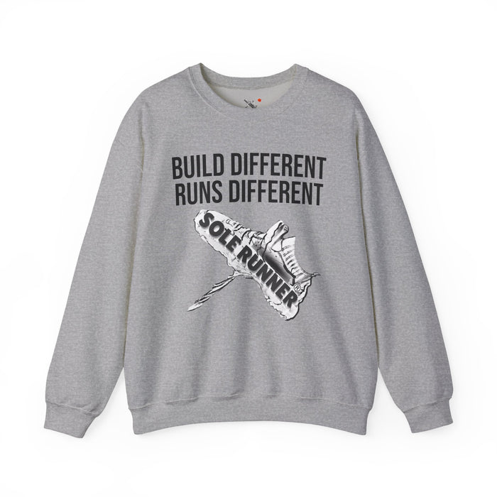 Built Different. Runs Different: Unisex Heavy Blend™ Crewneck Sweatshirt