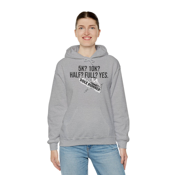 5k? 10K? Half? Full? Yes: Unisex Heavy Blend™ Hooded Sweatshirt