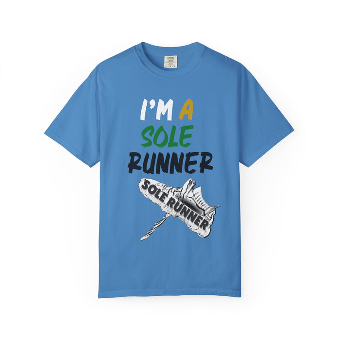 I'm A Sole Runner®-Rasta Colors: Unisex Garment-Dyed T-shirt