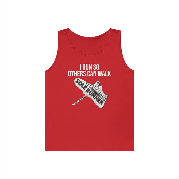 I Run So Others Can Walk: Unisex Heavy Cotton Tank Top
