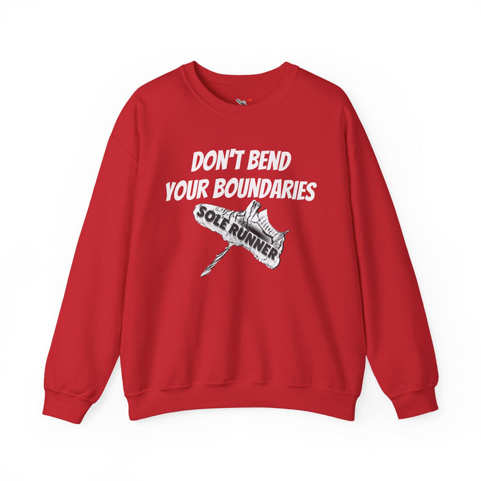 Don't Bend Your Boundaries: Unisex Heavy Blend™ Crewneck Sweatshirt