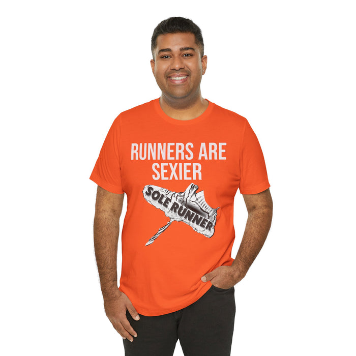 Runners Are Sexier-Sole Runner®:Unisex Jersey Short Sleeve Tee