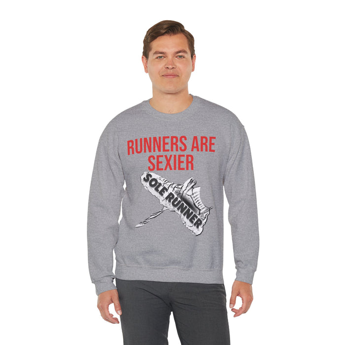 Runners Are Sexier: Unisex Heavy Blend™ Crewneck Sweatshirt