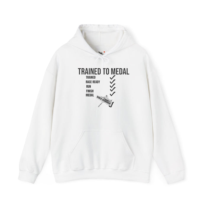 Trained To Medal: Unisex Heavy Blend™ Hooded Sweatshirt