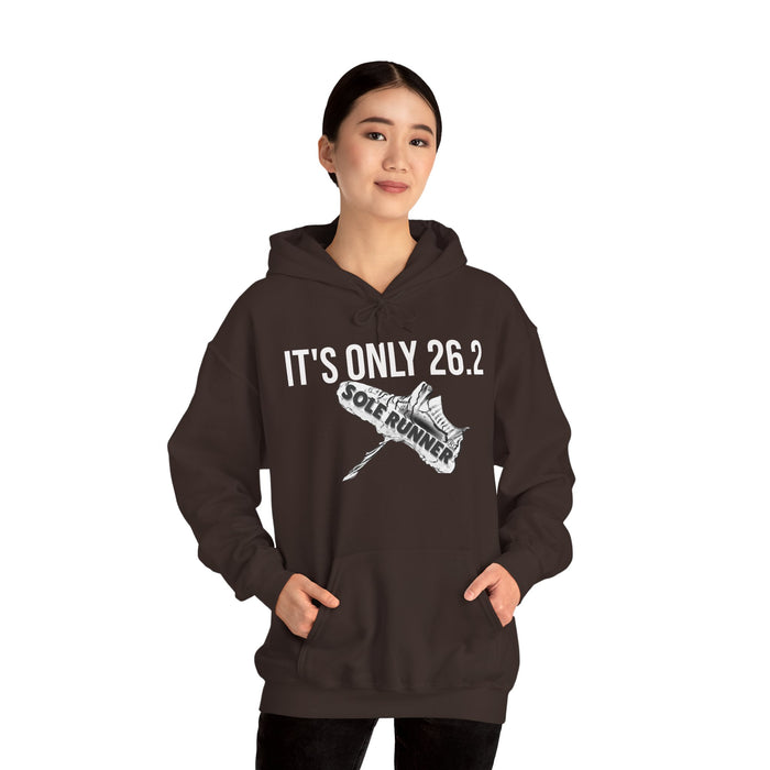 It's Only 26.2: Unisex Heavy Blend™ Hooded Sweatshirt