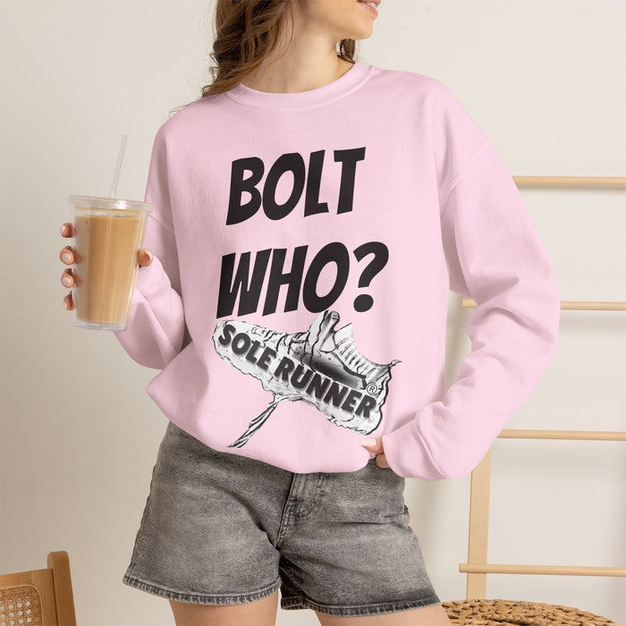 Bolt Who?: Unisex Heavy Blend™ Crewneck Sweatshirt