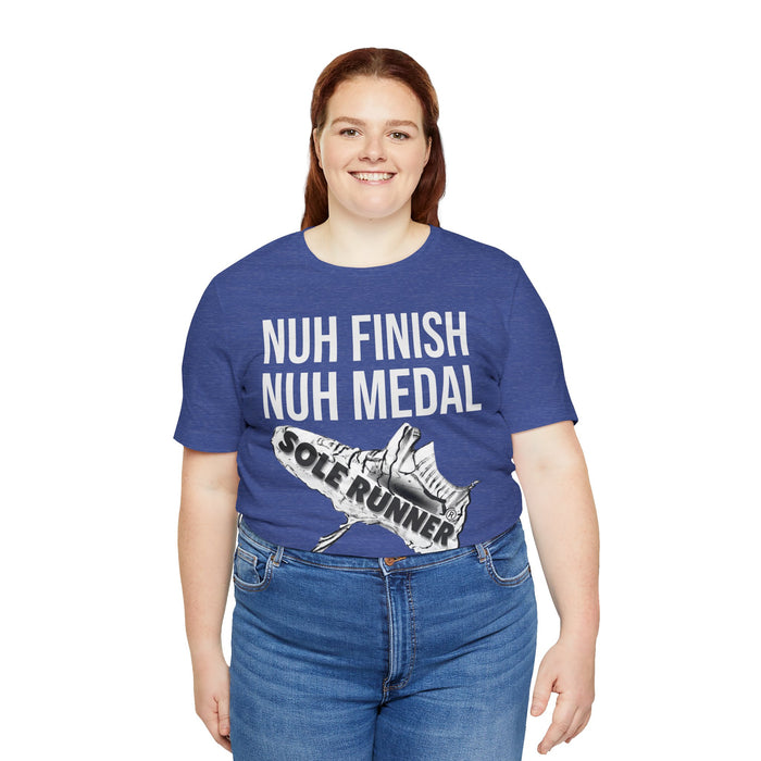 Nuh Finish Nuh Medal: Unisex Jersey Short Sleeve Tee