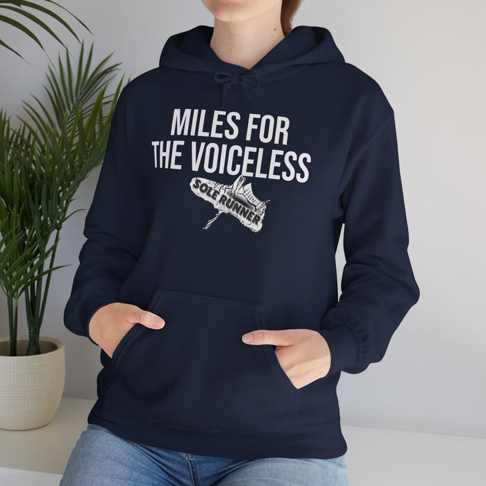 Miles For The Voiceless: Unisex Heavy Blend™ Hooded Sweatshirt