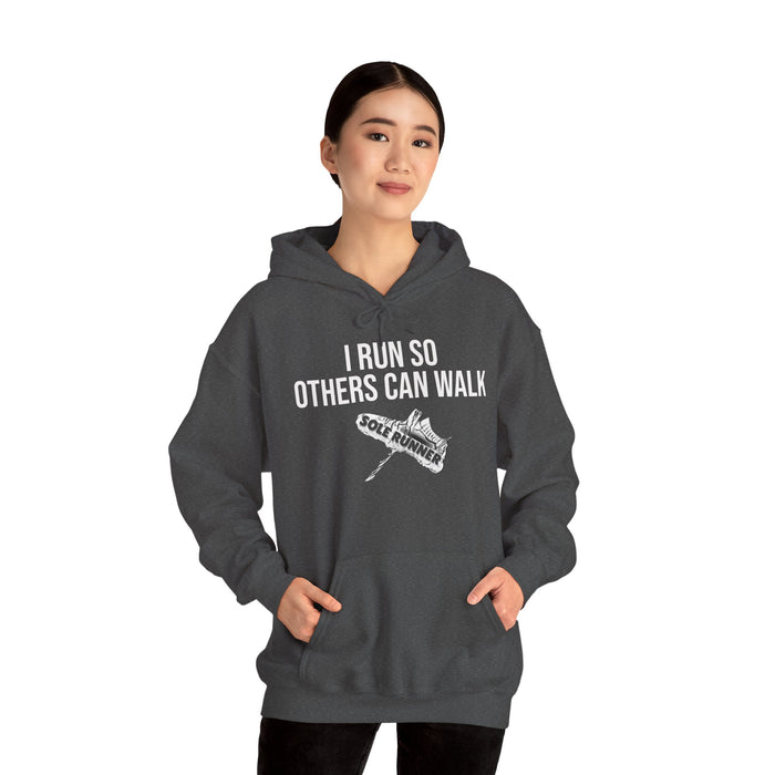 I Run So Others Can Walk: Unisex Heavy Blend™ Hooded Sweatshirt