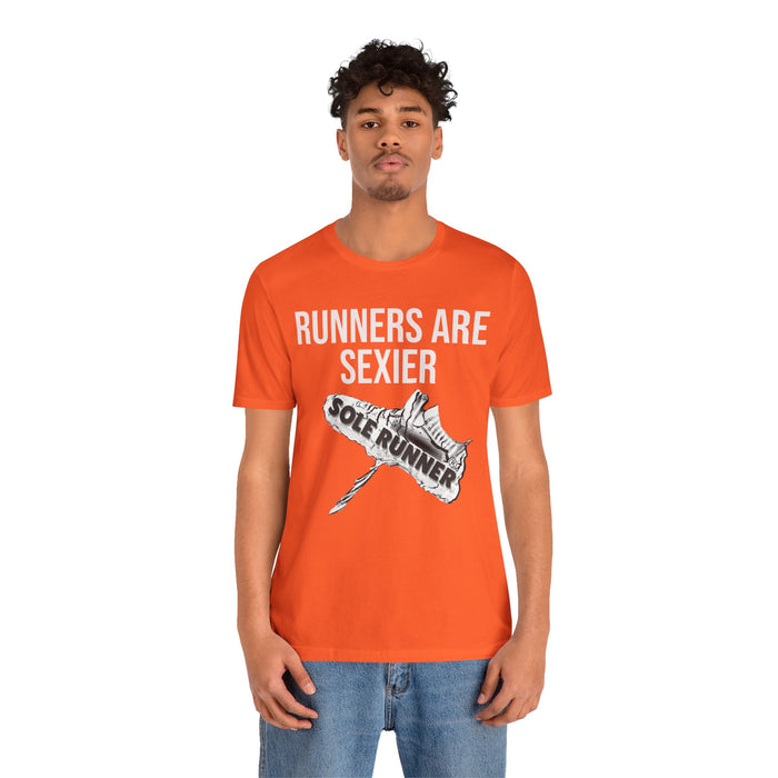 Runners Are Sexier-Sole Runner®:Unisex Jersey Short Sleeve Tee