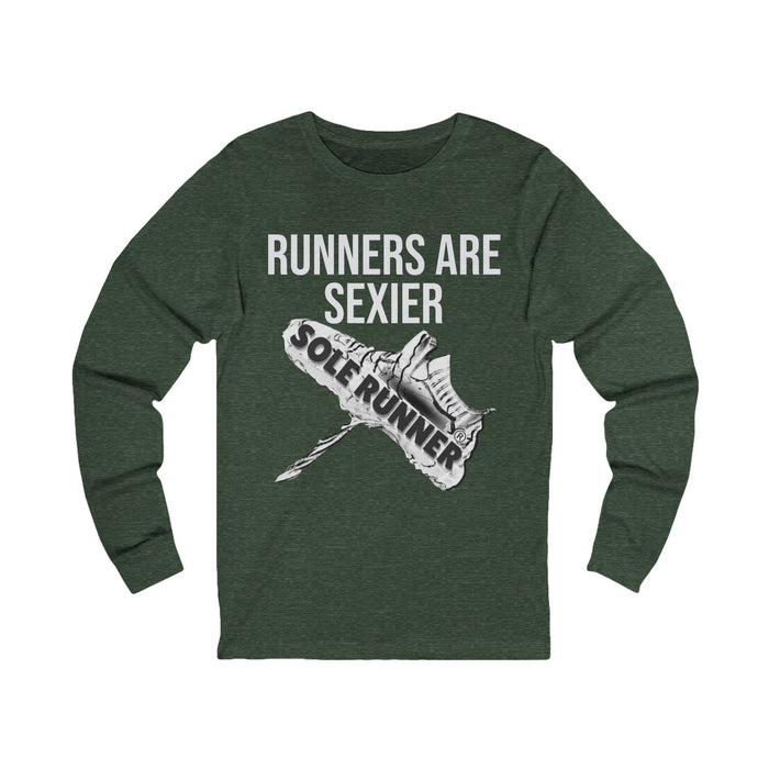 Runners Are Sexier-Sole Runner®: Unisex Jersey Long Sleeve Tee