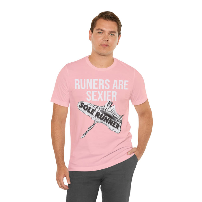 Runners Are Sexier-Sole Runner®:Unisex Jersey Short Sleeve Tee