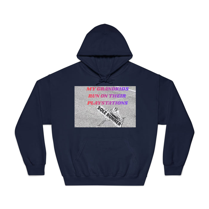 My Grandkids Run On Their Playstations: Unisex DryBlend® Hooded Sweatshirt