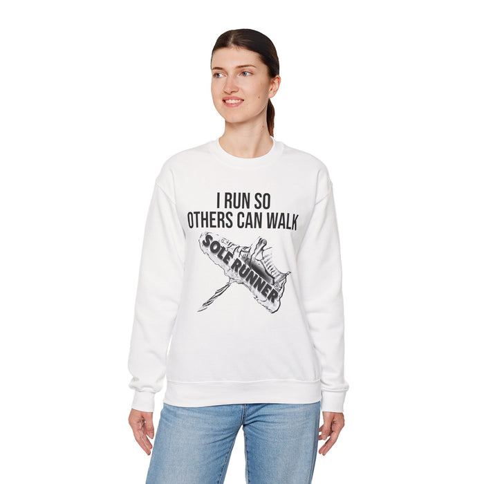 I Run So Others Can Walk: Unisex Heavy Blend™ Crewneck Sweatshirt