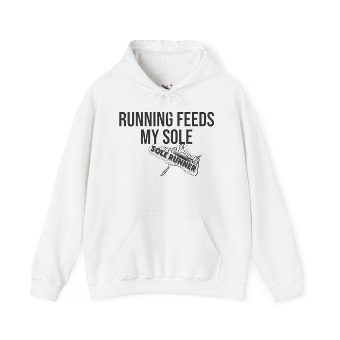 Running Feeds My Sole: Unisex Heavy Blend™ Hooded Sweatshirt