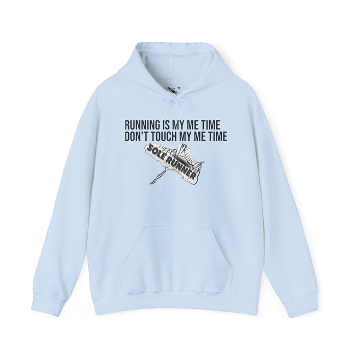 Running Is My Me Time. Don't Touch My Me Time: Unisex Heavy Blend™ Hooded Sweatshirt