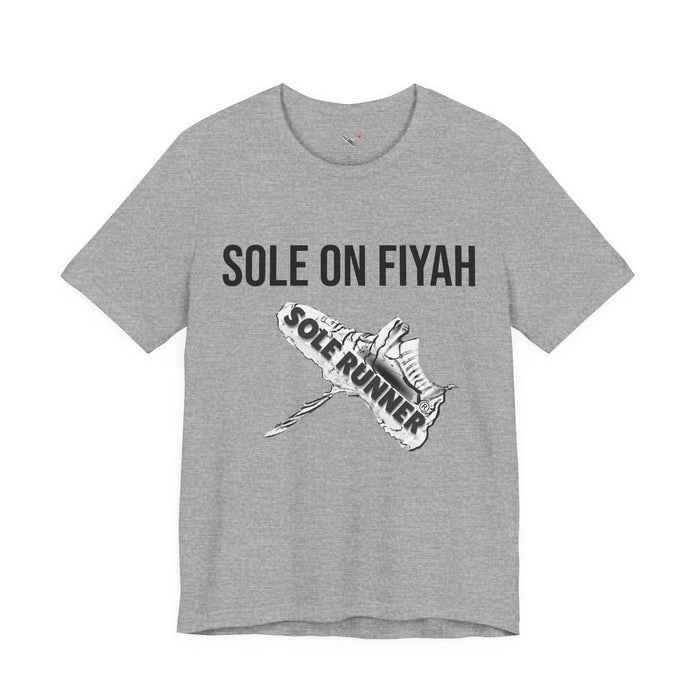 Sole On Fiyah: Unisex Jersey Short Sleeve Tee