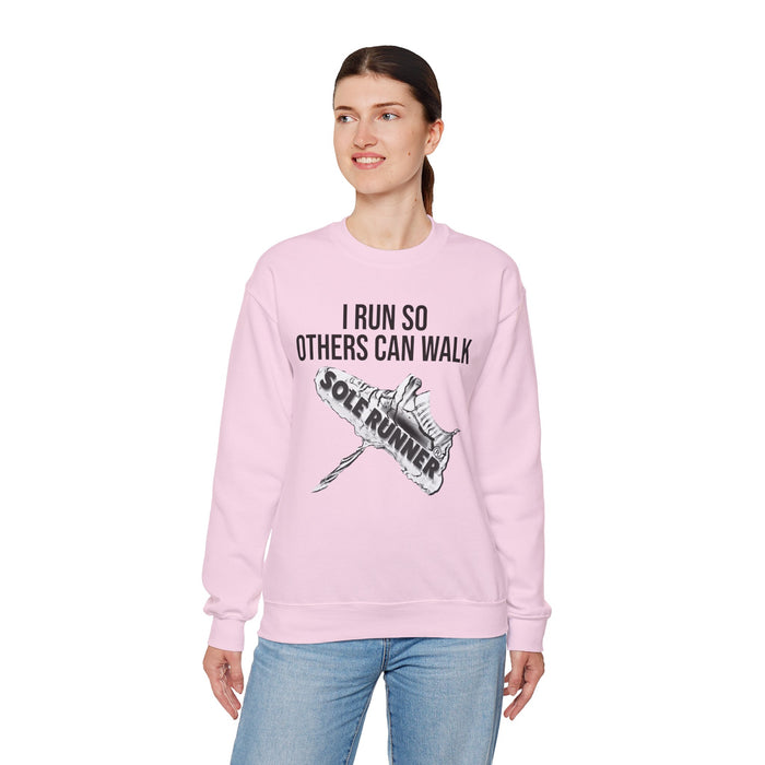 I Run So Others Can Walk: Unisex Heavy Blend™ Crewneck Sweatshirt