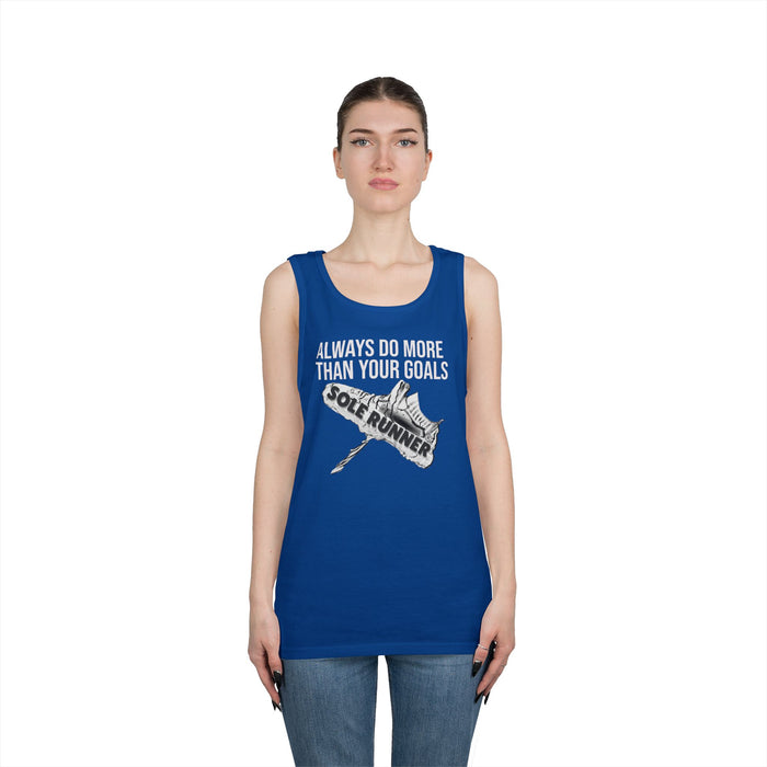 Always Do More Than Your Goal: Unisex Heavy Cotton Tank Top