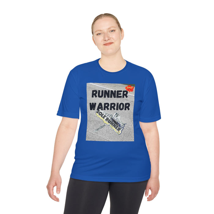 Runner Warrior-Whimsical Moisture Wicking Unisex T-Shirt For Runners