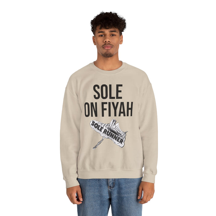 Sole On Fiyah: Unisex Heavy Blend™ Crewneck Sweatshirt