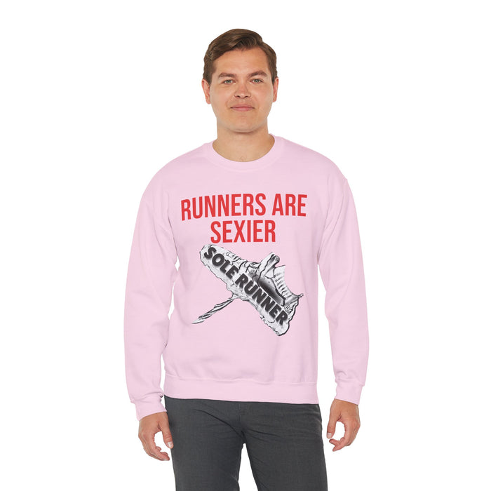 Runners Are Sexier: Unisex Heavy Blend™ Crewneck Sweatshirt
