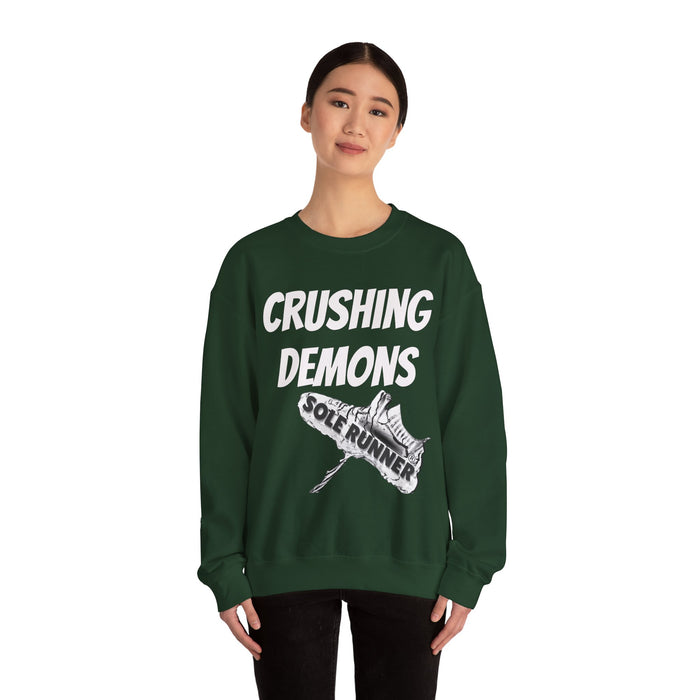 Crushing Demons: Unisex Heavy Blend™ Crewneck Sweatshirt