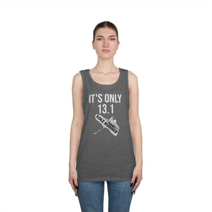 It's Only 13.1: Unisex Heavy Cotton Tank Top