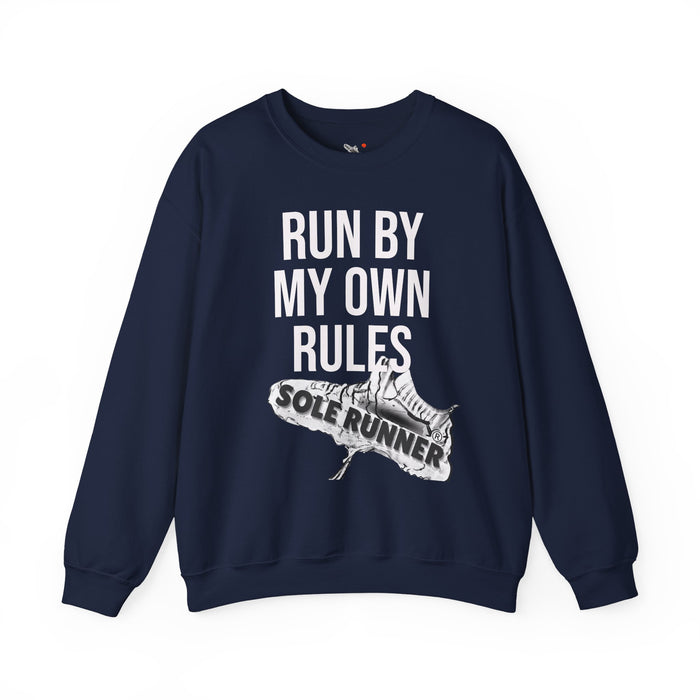 Run By My Own Rules: Unisex Heavy Blend™ Crewneck Sweatshirt