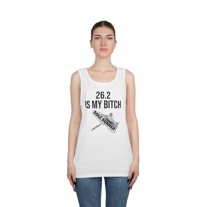 26.2 Is My Bitch: Unisex Heavy Cotton Tank Top