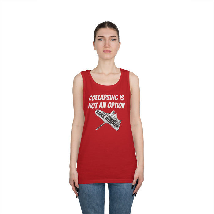 Collapsing is Not An Option: Unisex Heavy Cotton Tank Top