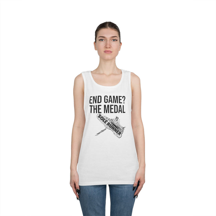 End Game? The Medal: Unisex Heavy Cotton Tank Top